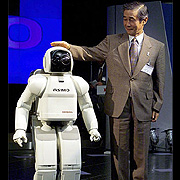The Asimo robot.